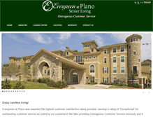 Tablet Screenshot of evergreenplano.com